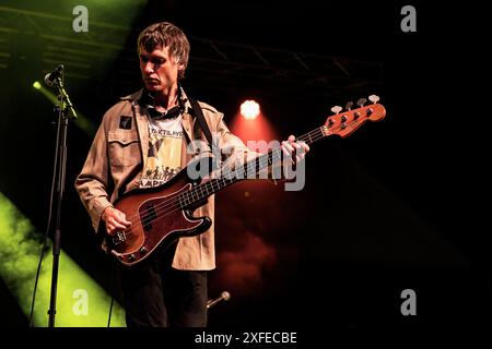 Live-Konzert der Libertines im Circolo Magnolia - Segrate, Mailand, Italien 02. Juli 2024 © Giorgia de Dato Stockfoto