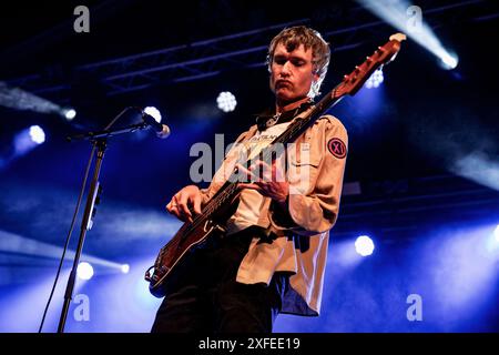 Live-Konzert der Libertines im Circolo Magnolia - Segrate, Mailand, Italien 02. Juli 2024 © Giorgia de Dato Stockfoto