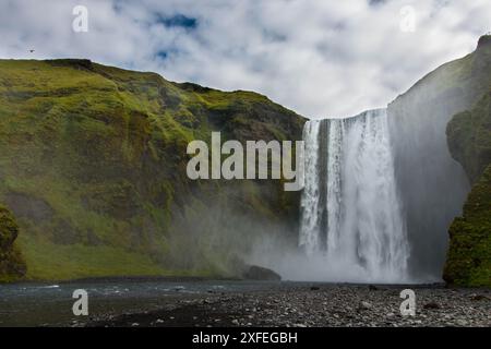 Skógafoss, Island Stockfoto