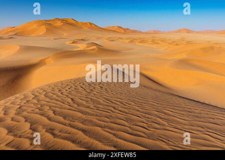 Rub al-Shali, die größte Sandwüste der Erde, Oman, Dhofar Governorate, Rub al-Chali, Salalah Stockfoto