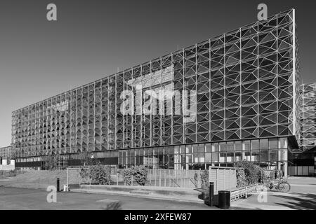 Niels Bohr Bygningen (Niels Bohr Building), entworfen von Vilhelm Lauritzen Arkitekter, 2023; Universität Kopenhagen, Kopenhagen, Dänemark Stockfoto