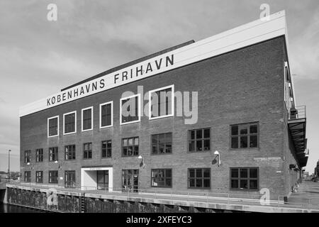 Pakhus 54, gebaut für Det Østasiatiske Kompagni (Ostasiatische Gesellschaft) im Jahr 1953; Sundmolen, Kopenhagen, Dänemark Stockfoto