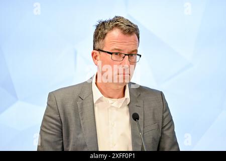 Pressekonferenz WKO Oberoesterreich, Ooe., Now4Tomorrow 03.07.2024, Linz, AUT, Pressekonferenz WKO Oberoesterreich, Ooe., Now4Tomorrow - Wir muessen die Zukunft jetzt gestalten, im Bild Johannes Kopf, Vorstandsvorsitzender AMS Oesterreich Oberoesterreich *** Pressekonferenz WKO Oberoesterreich, Ooe, Ooe , Now4Tomorrow 03 07 2024, Linz, AUT, Pressekonferenz WKO Oberoesterreich, Ooe , Now4Tomorrow Wir müssen die Zukunft jetzt gestalten, Now4Tomorrow im Bild Johannes Kopf, Vorsitzender des Vorstands AMS Oesterreich Oberoesterreich Pressekonferenz WKO Oberoesterreich, Ooe., Now4Tomorrow, 03.07.2024-19 Stockfoto