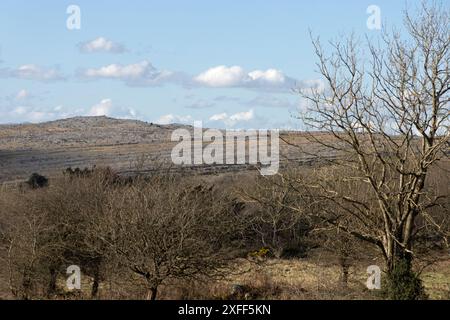 Farleton fiel von den Hängen des Hutton Roof Crag bei Burton in Kendal Westmorland und Furness oder Cumbria England Stockfoto