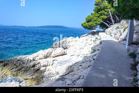 Felsiger Strand Stockfoto