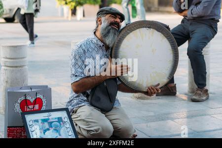 Straßenkünstler, Shiraz, Iran. Stockfoto