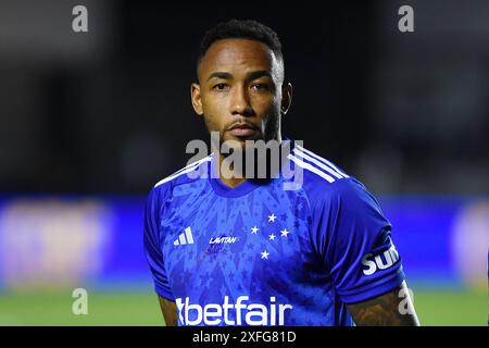 Rio de Janeiro, Brasilien, 16. Juni 2024. Fußballspiel der Teams Vasco x Cruzeiro für die brasilianische Meisterschaft im Stadion São Januário. Stockfoto