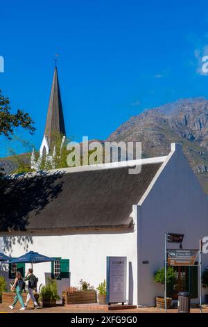 Restaurant, Stellenbosch, Western Cape Province, Südafrika, Afrika Stockfoto