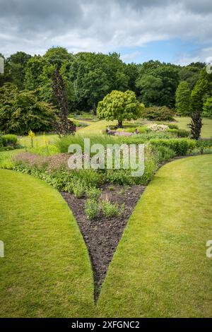 RHS Harlow Carr, Harrogate, North Yorkshire. Die Gärten im Sommer. Stockfoto