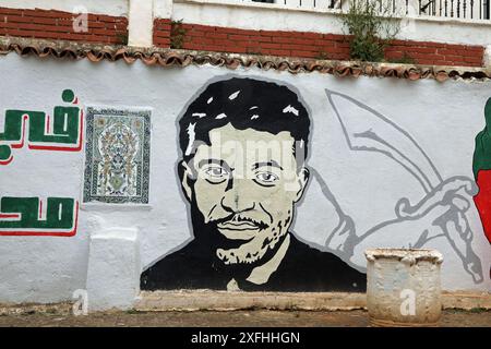 Straßenkunst in der Kasbah von Algier Stockfoto