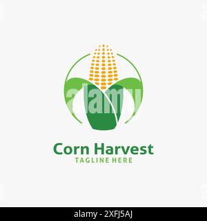 „Corn Farm“-Logo Stock Vektor