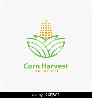 „Corn Farm“-Logo Stock Vektor