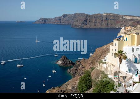 Santorini - Griechenland - 17. Mai 2024: Dorf Oia, Santorin, Kykladen, Griechenland. Stockfoto