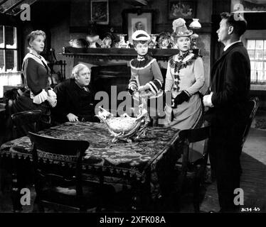 BRENDA DE BANZIE CHARLES LAUGHTON PRUNELLA SKALIERT DAPHNE ANDERSON und JOHN MILLS in HOBSON's CHOICE 1954 Regisseur DAVID LEAN Spiel Harold Brighouse Drehbuch David Lean Norman Spencer und Wynyard Browne Musik Malcolm Arnold Kostümdesign John Armstrong London Film Productions / British Lion Film Corporation Stockfoto