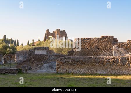 Hadrians Villa (Villa Adriana; Villa Hadriana) Villa des Kaisers Hadrian nahe Tivoli außerhalb von Rom, Italien. Stockfoto