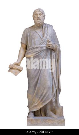 Sophokles, römische Kopie des griechischen Originals mit irrelevantem Kopf Stockfoto