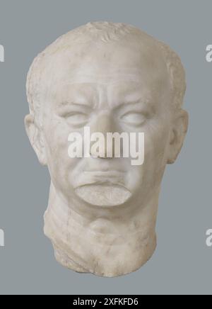 Oberhaupt des römischen Kaisers Vespasian (Vespasianus). Rom Stockfoto