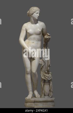 Cnidus Aphrodite. Marmor, römische Kopie nach einem griechischen Original aus dem 4. Jahrhundert v. Chr. Rom, Italien Stockfoto