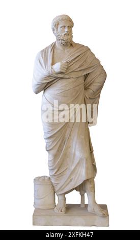 Statue von Sophokles, altgriechischer Tragedian Stockfoto