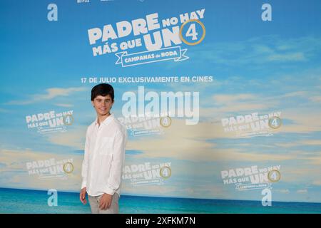 Madrid, Spanien. Juli 2024. Carlos Gonzalez Morollon nimmt am 7. April 2024 an der Fotokonferenz „Padre no Hay MAS que uno 4“ in City, Country, Teil. (Foto: Hazhard Espinoza Vallejos/NurPhoto) Credit: NurPhoto SRL/Alamy Live News Stockfoto