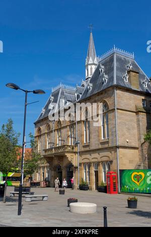 Das Rathaus, Bishop Auckland, County Durham, England, Großbritannien Stockfoto