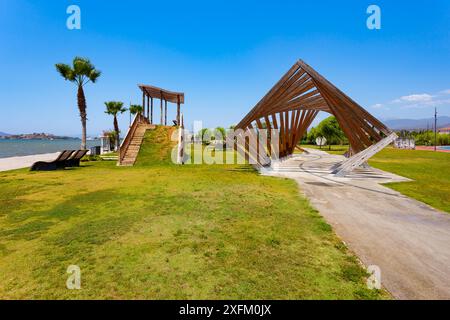 Sehit Fethi Bey öffentlicher Park in Fethiye. Fethiye ist eine Stadt in der Provinz Mugla in der Türkei. Stockfoto