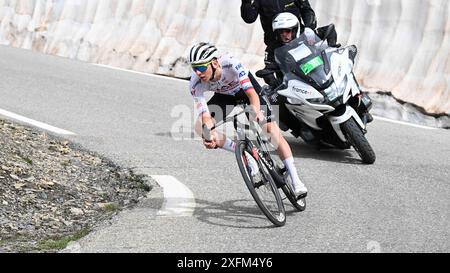 Fotos von Galibier Stadium 4 der Tour de France Stockfoto