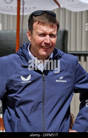 Silverstone, Großbritannien. Juli 2024. Stuart Pringle (GBR) Geschäftsführer von Silverstone Circuit. Formel-1-Weltmeisterschaft, Rd 12, großer Preis von Großbritannien, Donnerstag, 4. Juli 2024. Silverstone, England. Quelle: James Moy/Alamy Live News Stockfoto