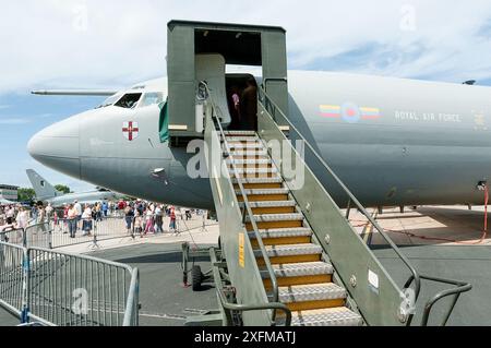 Das Überwachungsflugzeug der RAF Sentry E3D parkte im statischen Ausstellungsbereich der RAF Waddington Airshow 2005 Stockfoto