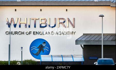 Whitburn Church of England Academy School, England. Stockfoto