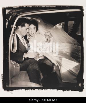 Elizabeth Taylor und Conrad 'Nicky' Hilton Jr. Museum: PRIVATE SAMMLUNG. Autor: Frank Worth. Stockfoto