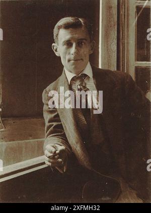 Porträt des Komponisten Maurice Ravel (1875-1937). Museum: PRIVATE SAMMLUNG. Autor: ANONYM. Stockfoto