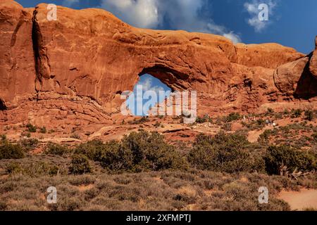 Turret Arch, Arches-Nationalpark, Moab, Utah Stockfoto