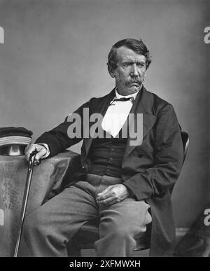 David Livingstone. Porträt des schottischen Missionars und Entdeckers David Livingstone (1813–1873) von Thomas Annan, 1864 Stockfoto