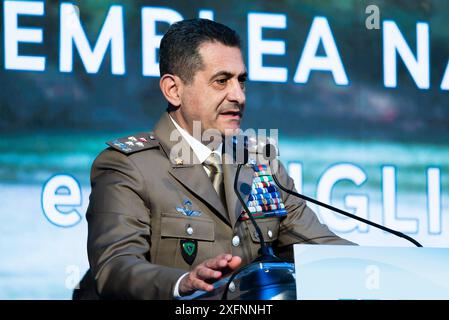 Rom, Italien. Im Foto Francesco Paolo Figliuolo (General). NUR REDAKTIONELLE VERWENDUNG! NICHT FÜR KOMMERZIELLE ZWECKE! Stockfoto