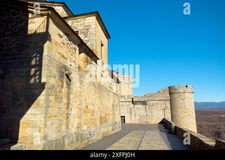 Puebla de Sanabria in Zamora, Kastilien und Leon, Spanien. Hochwertiges Foto Stockfoto