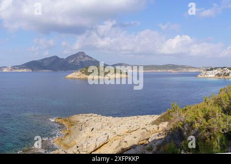 Sant Elm, küste von andratx, Mallorca, Balearen, Spanien Stockfoto