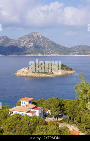 Sant Elm, küste von andratx, Mallorca, Balearen, Spanien Stockfoto