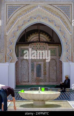 Al Karaouine Moschee, erbaut im Jahr 859, Fès, marokko Stockfoto