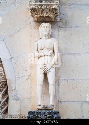 Eva in der Kathedrale von Sibenik Stockfoto