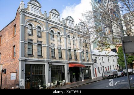 Harbour Rocks Hotel in der Harrington Street, Boutique-Hotel in Sydney im Rocks-Viertel im Stadtzentrum von Sydney, NSW, Australien Stockfoto