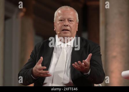 Rom, Verleihung des LXXVIII Strega-Preises im Nymphaeum Valle Giulia, Bild: Dario Voltolini Credit: Independent Photo Agency Srl/Alamy Live News Stockfoto