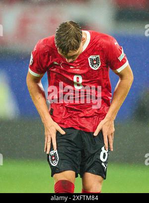 Alexander Prass, AUT 8 im Best of 16 Spiel ÖSTERREICH - TueRKIJE 1-2 der UEFA-Europameisterschaften 2024 am 02. Juli 2024 in Leipzig. Fotograf: ddp-Bilder/Sternbilder Stockfoto