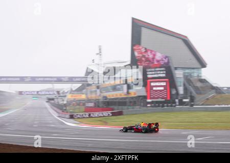 07 TRAMNITZ Tim (ger), MP Motorsport, Dallara F3 2019, Action während der 7. Runde der FIA Formel 3 Meisterschaft 2024 vom 5. Bis 7. Juli 2024 auf dem Silverstone Circuit in Silverstone, Großbritannien - Foto Eric Alonso / DPPI Stockfoto