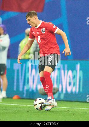 Alexander Prass, AUT 8 im Best of 16 Spiel ÖSTERREICH - TueRKIJE 1-2 der UEFA-Europameisterschaften 2024 am 02. Juli 2024 in Leipzig. Fotograf: ddp-Bilder/Sternbilder Stockfoto