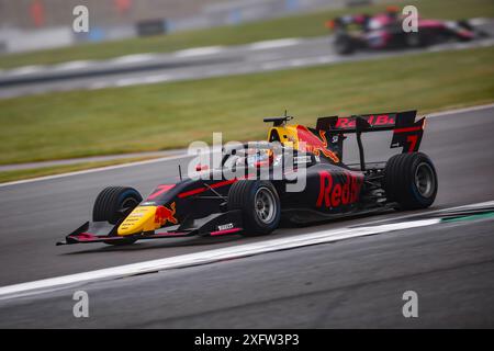 07 TRAMNITZ Tim (ger), MP Motorsport, Dallara F3 2019, Action während der 7. Runde der FIA Formel 3 Meisterschaft 2024 vom 5. Bis 7. Juli 2024 auf dem Silverstone Circuit in Silverstone, Großbritannien - Foto Eric Alonso / DPPI Stockfoto
