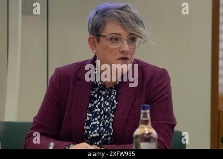 BILDER ABLEGEN. Juli 2024. Die Labour-Abgeordnete Ashley Dalton hat ihren Sitz in West Lancashire nach den gestrigen Parlamentswahlen beibehalten. Westminster, Großbritannien. März 2024. Ashley Dalton, Abgeordneter der Labour Party, nimmt an einer Parlamentarischen Veranstaltung im Portcullis House im House of Commons in Westminster Teil. Kredit: Maureen McLean/Alamy Stockfoto