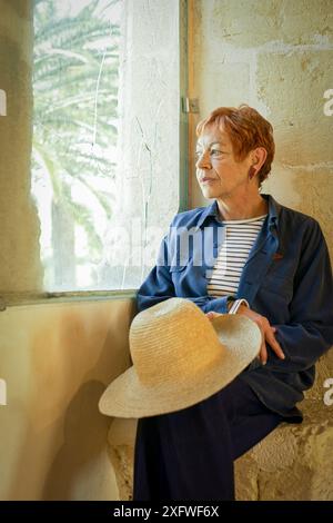 Maria Antònia Oliver Cabrer (Manacor, Balearen, 4. Dezember 1946 - Sancellas, Balearen, Februar 2022), Autor. Mallorca, Spanien. Stockfoto