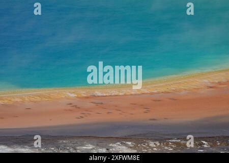 Lebendige Farben, Grand Prismatic Spring Stockfoto