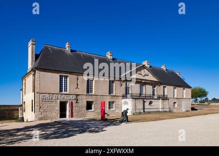 Caen, Frankreich - 06. August 2020: Das Museum der Normandie ist ein Stadtmuseum in der Stadt Caen im Departement Calvados in der Normandie. Gefunden Stockfoto